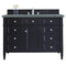 James Martin Brittany 48" Victory Blue Single Vanity with 3 cm Cala Blue Quartz Top 650-V48-VBL-3CBL