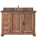 James Martin Providence 48" Single Vanity Cabinet Driftwood with 3 cm Charcoal Soapstone Quartz Top 238-105-5211-3CSP