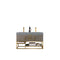 James Martin Columbia 59" Double Vanity Ash Gray Radiant Gold with Dusk Grey Glossy Composite Top 388-V59D-AGR-RG-DGG