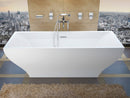 Atlantis Whirlpools Gulf 32" x 71" Freestanding One Piece Soaker Tub with Center Drain