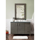 James Martin Metropolitan 48" Single Vanity Silver Oak with 3 cm Cala Blue Quartz Top 850-V48-SOK-3CBL