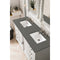 James Martin Providence 60" Double Vanity Cabinet Bright White with 3 cm Gray Expo Quartz Top 238-105-V60D-BW-3GEX