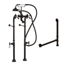 Cambridge Plumbing Complete Free Standing Package for Clawfoot Tub Faucet assembly BRZ