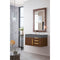 James Martin Mercer Island 36" Single Vanity Coffee Oak Radiant Gold with Dusk Gray Glossy Composite Top 389-V36-CFO-G-DGG