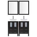 LessCare 72" Modern Bathroom Vanity Set with Mirror and Sink LV2-C12-72-B (Espresso)