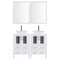 LessCare 72" Modern Bathroom Vanity Set with Mirror and Sink LV2-C12-72-W (White)