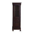 James Martin Brookfield 60" Burnished Mahogany Single Vanity with 3 cm Charcoal Soapstone Quartz Top 147-114-5361-3CSP