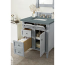 James Martin Brittany 30" Single Vanity Urban Gray with 3 cm Cala Blue Quartz Top 650-V30-UGR-3CBL