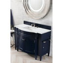 James Martin Brittany 46" Single Vanity Victory Blue with 3 cm Arctic Fall Solid Surface Top 650-V46R-VBL-AF