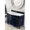 James Martin Brittany 46" Single Vanity Victory Blue with 3 cm Arctic Fall Solid Surface Top 650-V46R-VBL-AF