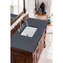 James Martin Brookfield 48" Warm Cherry Single Vanity with 3 cm Charcoal Soapstone Quartz Top 147-114-5286-3CSP