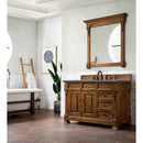 James Martin Brookfield 48" Country Oak Single Vanity with 3 cm Cala Blue Quartz Top 147-114-5276-3CBL