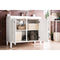 James Martin Britannia 39.5" Single Vanity Cabinet Glossy White with White Glossy Resin Countertop E652-V39.5-GW-WG