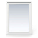 James Martin Athens 60" Single Vanity Cabinet Glossy White with 3 cm Carrara White Top E645-V60S-GW-3CAR