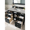 James Martin Brittany 48" Black Onyx Single Vanity with 3 cm Eternal Serena Quartz Top 650-V48-BKO-3ESR