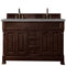 James Martin Brookfield 72" Burnished Mahogany Double Vanity with 3 cm Grey Expo Quartz Top 147-114-5761-3GEX