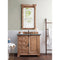 James Martin Providence 36" Single Vanity Cabinet Driftwood with 3 cm Cala Blue Quartz Top 238-105-5511-3CBL