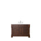 James Martin Brookfield 48" Warm Cherry Single Vanity with 3 cm Classic White Quartz Top 147-114-5286-3CLW