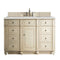 James Martin Bristol 60" Single Vanity Vintage Vanilla with 3 cm Eternal Serena Quartz Top 157-V60S-VV-3ESR