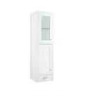 James Martin Addison 48" Single Vanity Cabinet Glossy White with 3 cm Cala Blue Top E444-V48-GW-3CBL