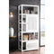 James Martin Athens 30" Bookcase Linen Cabinet double-sided Glossy White E645-BLC30-GW