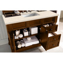 James Martin Brookfield 48" Country Oak Single Vanity with 3 cm Eternal Marfil Quartz Top 147-114-5276-3EMR