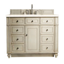 James Martin Bristol 48" Single Vanity Vintage Vanilla with 3 cm Eternal Marfil Quartz Top 157-V48-VV-3EMR