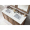 James Martin Bristol 60" Double Vanity Whitewashed Walnut with 3 cm Ethereal Noctis Quartz Top 157-V60D-WW-3ENC