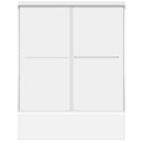 56-60 W x 62 H Sliding Bypass Bathtub Door ULTRA-A LBTDA6062-C