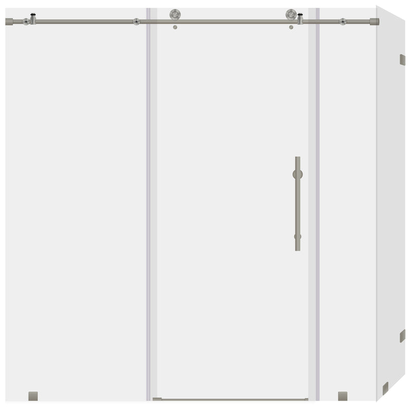 68-72 W x 76 H x 36 D Sliding Shower Enclosure ULTRA-C LBSDC7276-B+LBSEC3676-CB