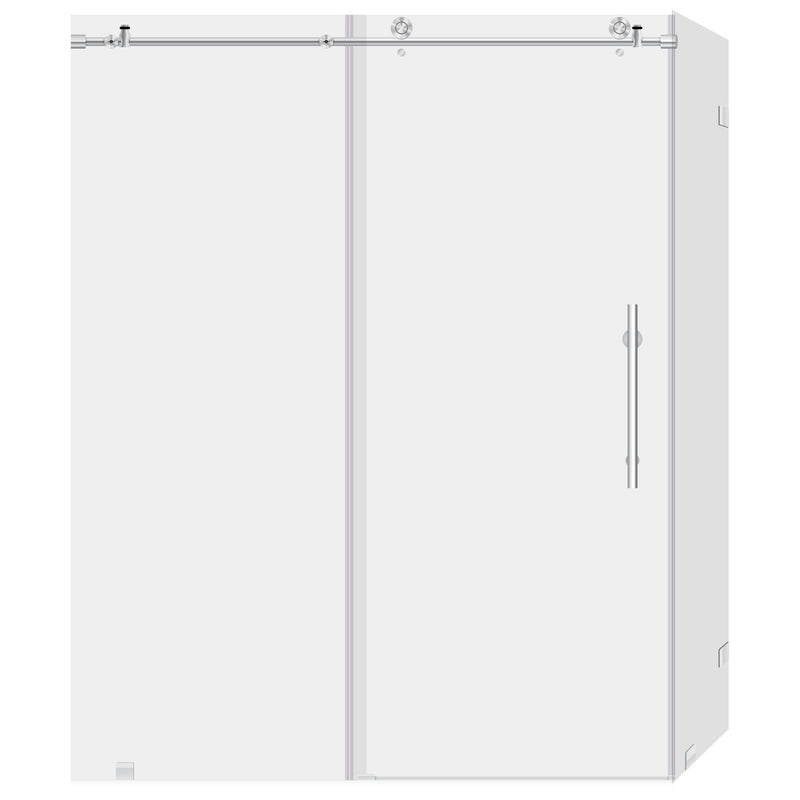 56-60 W x 76 H x 34 1/2 D Sliding Shower Enclosure ULTRA-C LBSDC6076-C+LBSEC34576-CB