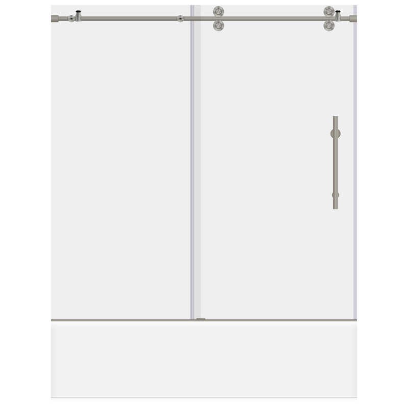 56-60 W x 62 H Sliding Bathtub Door ULTRA-D LBTDD6062-B