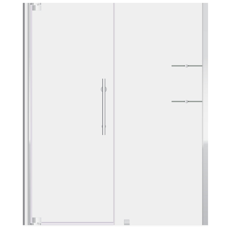 68-70 W x 72 H Swing-Out Shower Door ULTRA-G LBSDG3472-C+LBSEG3472-C-SD