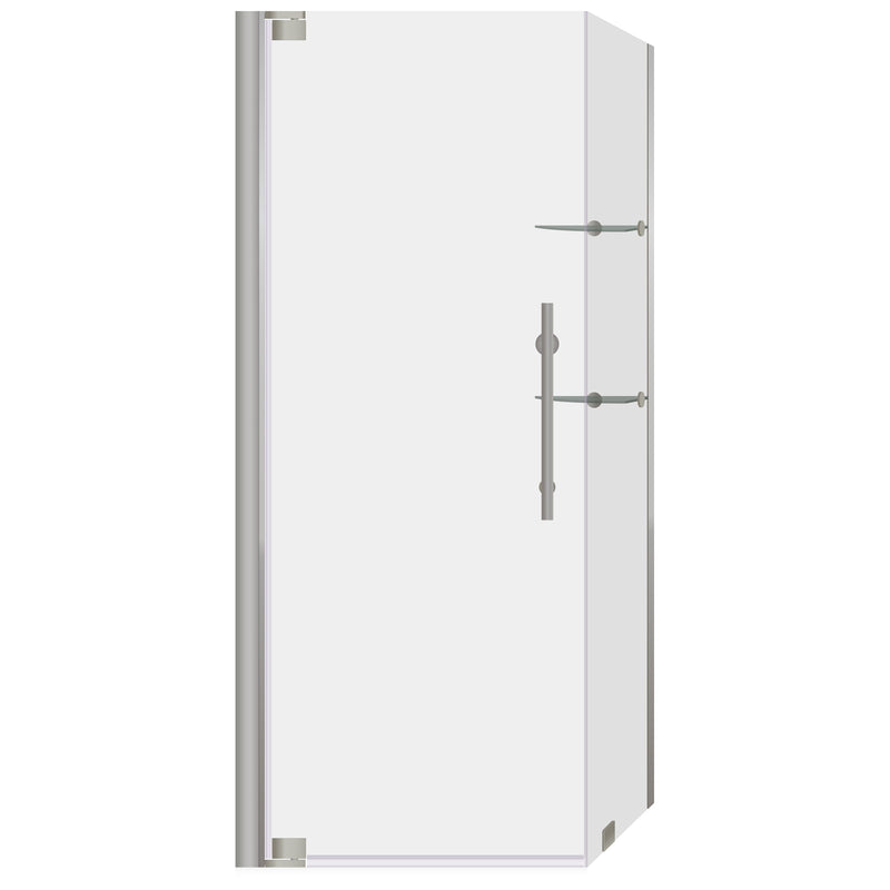 29 3/8-30 W x 72 H x 29-30 D Swing-Out Shower Enclosure ULTRA-G LBSDG3072-B+LBSEG3072-B-SE