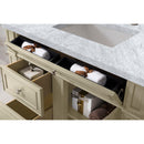 James Martin Bristol 36" Single Vanity Vintage Vanilla with 3 cm Carrara Marble Top 157-V36-VV-3CAR