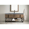 James Martin Columbia 72" Single Vanity Latte Oak Matte Black with Dusk Gray Glossy Composite Top 388-V72S-LTO-MB-DGG