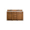 James Martin Bristol 60" Double Vanity Saddle Brown with 3 cm Eternal Marfil Quartz Top 157-V60D-SBR-3EMR