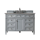 James Martin Brittany 48" Urban Gray Single Vanity with 3 cm Grey Expo Quartz Top 650-V48-UGR-3GEX