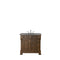 James Martin Brookfield 36" Country Oak Single Vanity with 3 cm Grey Expo Quartz Top 147-114-5576-3GEX