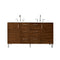 James Martin Metropolitan 60" Double Vanity American Walnut with 3 cm Eternal Marfil Quartz Top 850-V60D-AWT-3EMR