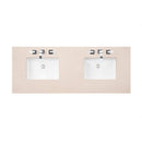 James Martin Addison 60" Double Vanity Cabinet Glossy White with 3 cm Eternal Marfil Top E444-V60D-GW-3EMR