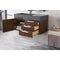 James Martin Mercer Island 36" Single Vanity Coffee Oak with Dusk Gray Glossy Composite Top 389-V36-CFO-A-DGG