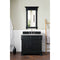 James Martin Brookfield 36" Antique Black Single Vanity with 3 cm Eternal Serena Quartz Top 147-114-5536-3ESR