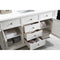 James Martin Savannah 60" Single Vanity Cabinet Bright White with 3 cm Classic White Quartz Top 238-104-V60S-BW-3CLW