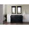 James Martin Brookfield 60" Antique Black Double Vanity with 3 cm Charcoal Soapstone Quartz Top 147-114-5631-3CSP