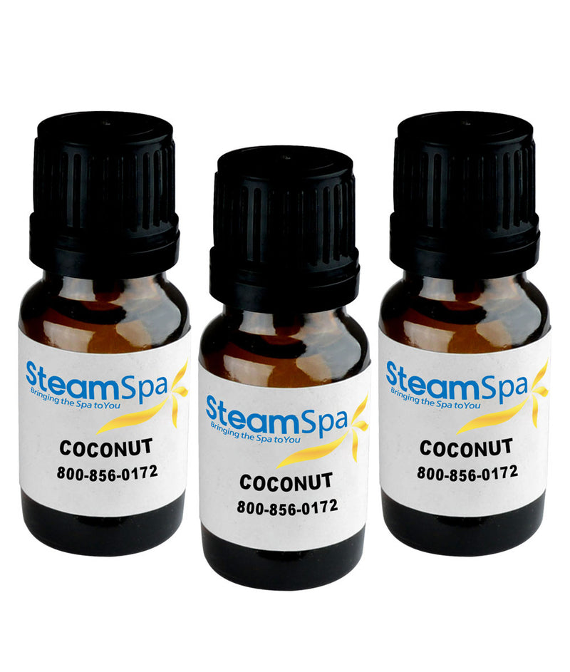 SteamSpa Essence of Coconut Aromatherapy Oil Extract Value Pack