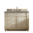 James Martin Bristol 36" Single Vanity Vintage Vanilla with 3 cm Grey Expo Quartz Top 157-V36-VV-3GEX