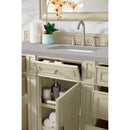 James Martin Bristol 60" Single Vanity Vintage Vanilla with 3 cm Eternal Serena Quartz Top 157-V60S-VV-3ESR