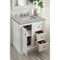 James Martin De Soto 30" Single Vanity Bright White with 3 cm Eternal Serena Quartz Top 825-V30-BW-3ESR