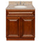 Brown Bathroom Vanity 30", Wheat Granite Top, Faucet LB4B WH318-30GN-4B